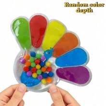 Juguetes sensoriales para clasificación de colores, juguetes de entrenamiento de habilidades motoras finas para niños pequeños, actividades de aprendizaje preescolar, juguetes sensoriales para niños y adultos - Multicolor - Ver 7