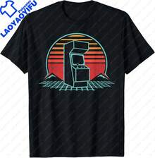 Camiseta Arcade clásica Retro Vintage de videojuegos de los años 80 y 90, ropa de calle para Hombre, camiseta Vintage estética para Hombre 0QHQ - 10 - Ver 11