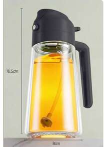 1/2pcs Practical 2-In-1 Oil Spray Dispenser Bottle, Leak-Proof & Drop-Resistant, 470ml Large Capacity, Adjustable Mist Spray Dual-Use, Ergonomic Grip, Suitable For Cooking, Salad, Baking, Air Fryer, Kitchen Essential Mother's Day Gift - View 7