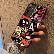 Una funda para teléfono elegante y única con un divertido diseño de monstruo, compatible con varios modelos de Galaxy, incluyendo A13 hasta A35 y varias series S y Note. - Color mixto 1 - Ver 1