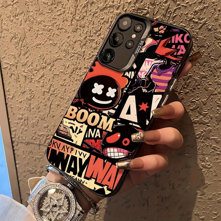 Una funda para teléfono elegante y única con un divertido diseño de monstruo, compatible con varios modelos de Galaxy, incluyendo A13 hasta A35 y varias series S y Note. - Color mixto 1 - Ver 1