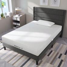 (=TH310157AAA) Materasso in schiuma fredda, 90 x 200 cm, materasso comfort a 7 zone, spessore 20 cm, H3, H2, materasso ergonomico in schiuma fredda con maniglie e rivestimento lavabile, trapuntato con fibre climatiche, cerniera integrale - Bianco - Visualizzare 7