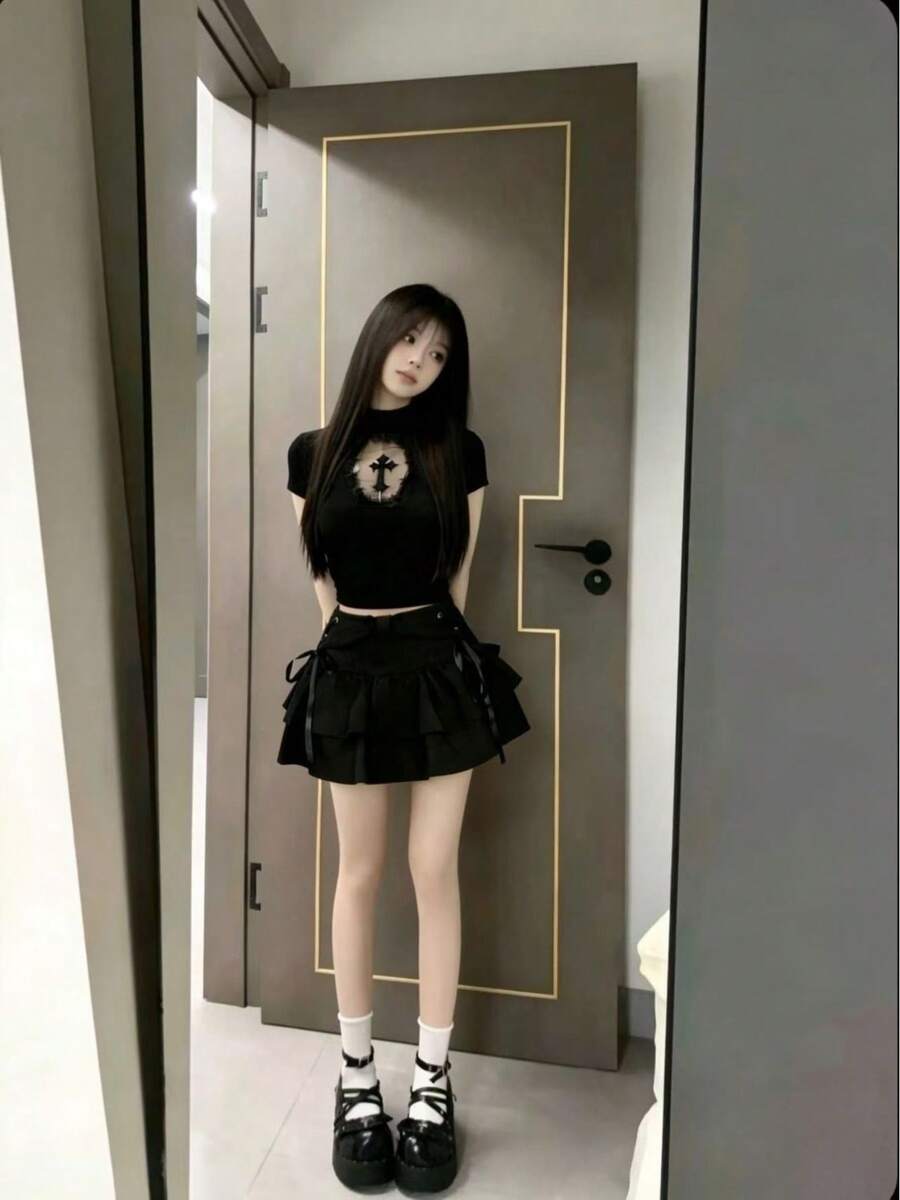 Women Two-Piece Outfits - Black - View 1