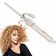Hatteker 1pc Wool Curl Curling Iron For Women, Wave Fine Curl Egg Curl Electric Curling Wand, Small Curl Pear Blossom Hair Styling Perming Tool - White - View 13