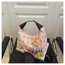 Bolso de cuero genuino para mujer, elegante bolso de mano y de hombro para oficina, citas y fiestas. 2026, gran capacidad, nuevo, lindo, dulce, estilo coreano, chic, fresco de verano, moderno, elegante, pequeño bolso cuadrado de hombro. - Blanco sin colgantes - Ver 9