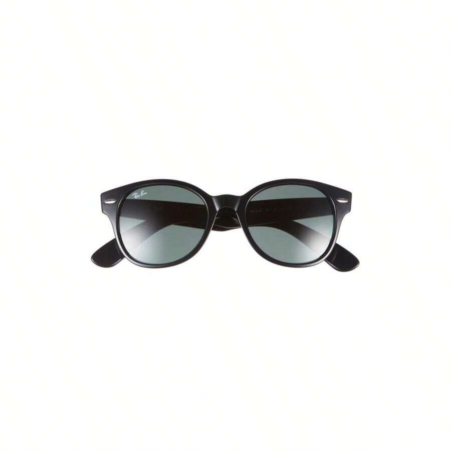 Ray-Ban 51mm Round Sunglasses | | Men Sunglasses - 黑色 - 查看 1