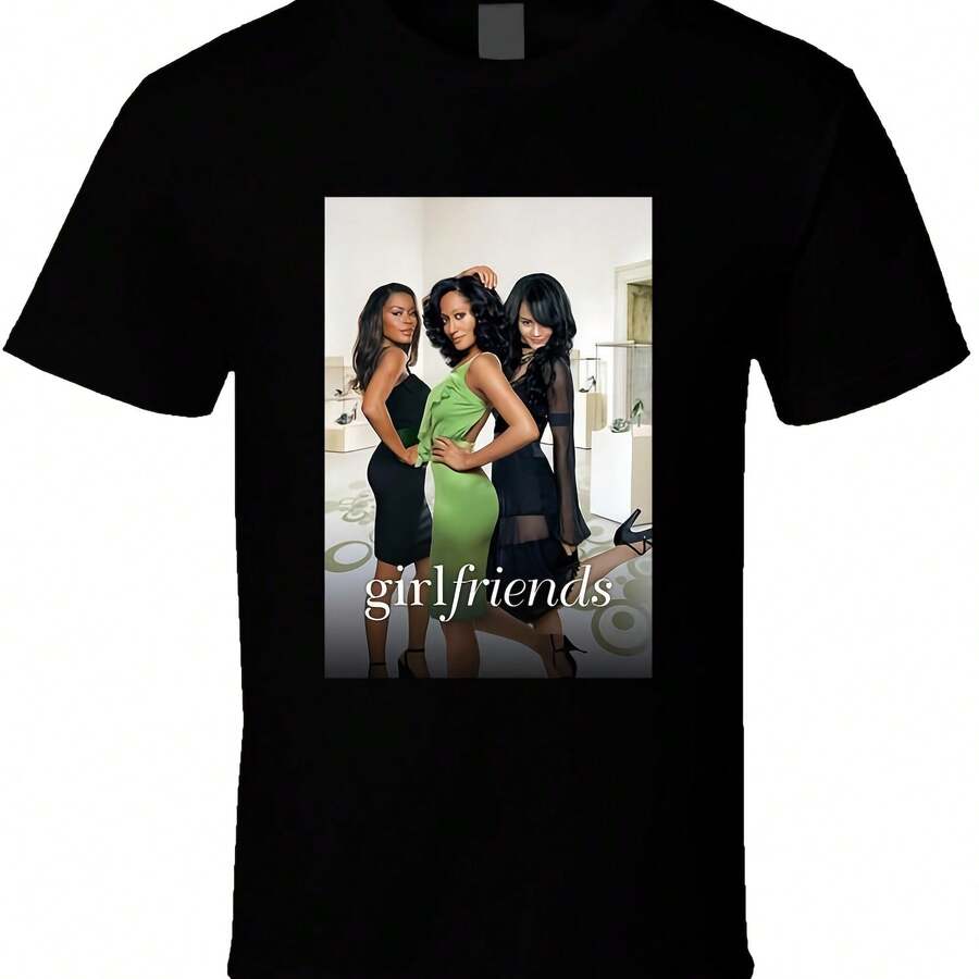 Girlfriends Tv Show Tee American Sitcom T Shirt - Black - View 1