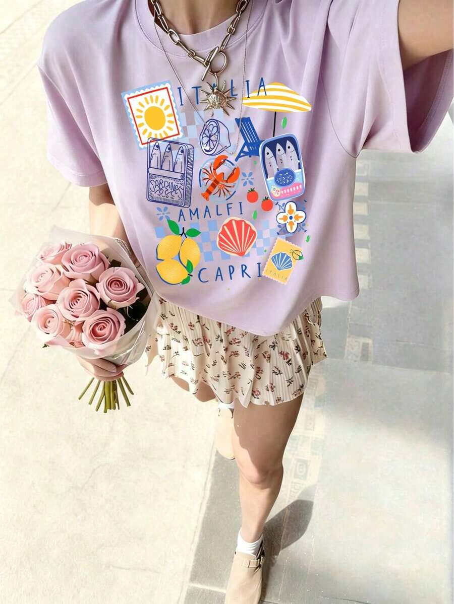 Women T-Shirts - Dirty Purpe - View 1