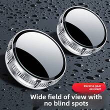2PCS Suction Cup Mounted Car Blind Spot Eliminator Mirror 360 Adjustable Wide Angle Rear View Assist For Safer Driving And Easy Parking - Fu Shengli Small Round Mirror - View 3