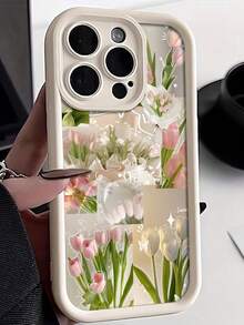 1 piezaModaTeléfonoCasoNo incluye cordón ni soporte. FlowerElementsTulipWaterDropSiliconeFlowerPhoneCaseFlowerPhoneCaseSummerSpringAppleDaisyThickSoftSiliconeFrostedAnti-dropPhoneCaseCompatibleWithiPhone15/14/13/12/XR//8,CreativeCandyColorProtectiveCoverWaterproofShockproofScratchResistant,InternationalVersion,NoTheHomeVersionSpringGift - Multicolor 2 - Ver 1