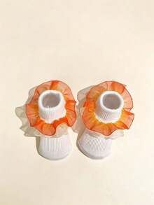 4/1 Pasang Kaos Kaki Bayi Renda Jala Gradien, Kaos Kaki Bayi Gaya Putri Aneka Warna, Cocok untuk Pemakaian Sehari-hari Bayi Baru Lahir, Semua Musim, Hadiah Menarik - MultiWarna - View 5