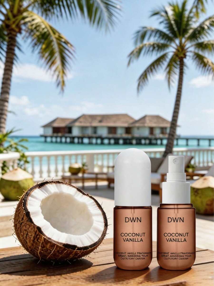 50ml Rosen & Kokos duftender Raumspray, mehrschichtige stimmungsaufhellende Duftmischung, blumig & fruchtig, lang anhaltender natürlicher Frischduft, geeignet für Zuhause, Schlafzimmer, Wohnheim, Büro, Reisen, Feiertage, Partys, Sommerausflüge, neues Urlaubsgeschenk/Reiseessenzial - A - Übersicht 1