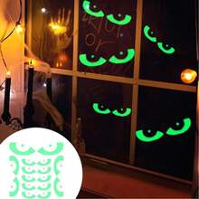 8 Pairs Halloween Glowing Eyeball Decorations, Upgraded Luminous Indoor/Outdoor Halloween Decoration Eyeball - Multicolor - View 7
