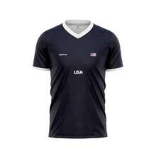 2026 USA-Canadian Cup National Team JerseysGenZGenji USA Football/Soccer Jersey |   National Team Supporter's Edition 2026 (V-Neck, White |   Blue |   Red) - Style - View 1