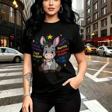 Women T-Shirts - Black - View 8