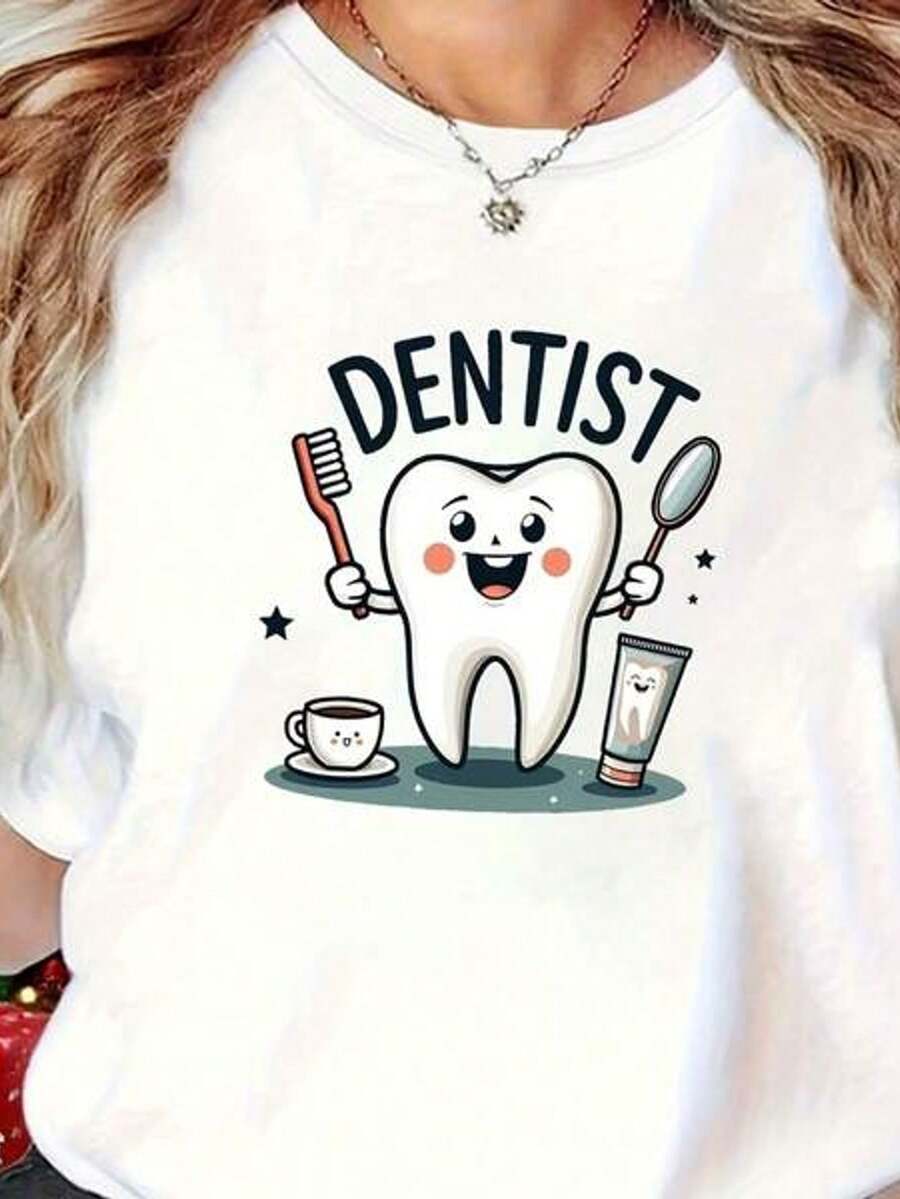 T-Shirt Size With An Adorable Print That Includes