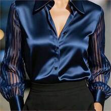 Women Blouses & Shirts - 海軍藍 - 查看 1