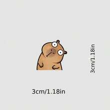 Cute Capybara Pattern Stickers, Car Rearview Mirror Decals - Suitable For Cars, Laptops, Motorcycles, Tablets And Phones, Etc. A Great Gift Choice - 1 pcs - View 3