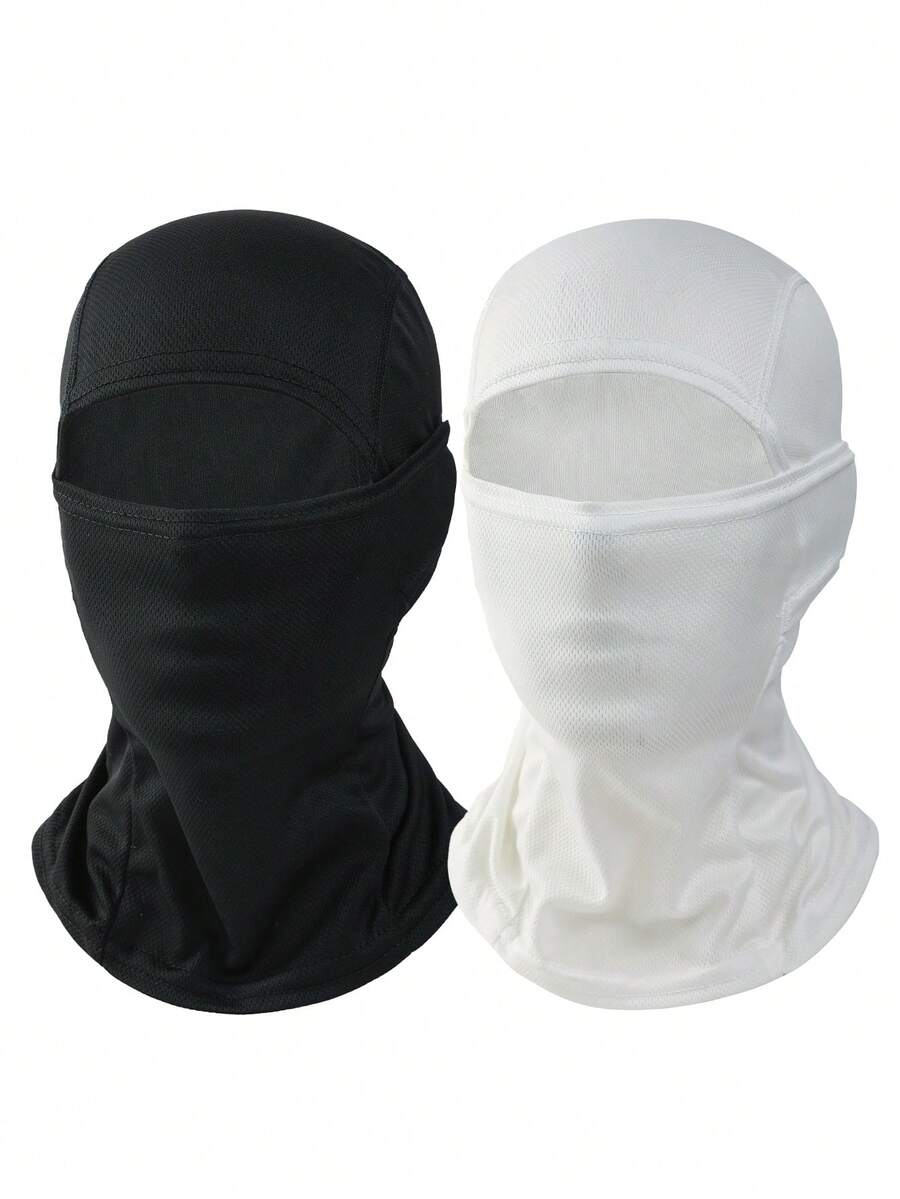 1pc/2pcs Unisex Balaclava Hat, Face Mask For Cycling, Sports, Sun Protection, Suitable For Daily Use, Outdoor Travel, Hiking, Climbing - V - View 1