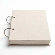 1pc Linen Cover Sketch Pad, 32K Drawing Notebook, Detachable Drawing & Sketching Spiral Notebook - Single Piece - View 4