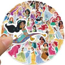 50pcs Authorized Princess Series Waterproof Cartoon Stickers, Suitable For Decorating Water Bottles, Laptops, Bumpers, Bedrooms, Wardrobes, Cars, Skateboards, Computers, Phones, Helmets, Etc., Perfect For Birthday Gifts, Easter Baskets, Christmas Stocking Stuffers And Party Favors - DSN-006 - View 6