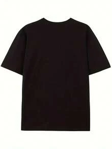 Camisetas de conciertos de Extremoduro, ropa de rock con diseño de anime, cuello redondo, corte regular, patrón geométrico, adecuadas para todas las estaciones, perfectas para hombres. - Negro - Ver 2