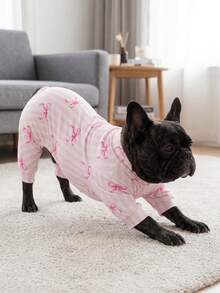 Dog Summer Shedding Hair Control Pajamas - Breathable High Stretch Full Coverage Pet Rompers, Summer Anti Licking & Bug Protective Jumpsuit For Medium Large Dogs, All Over Printing Dog Clothes - Multicolor - View 8