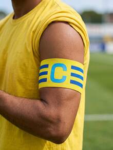 Captain's Armband, Captain's Armband, Soccer Team, Futsal, Volleyball, Sports, Various Colors - 黃色 - 查看 1