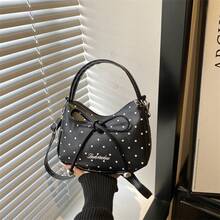 Bolso de mano moderno y versátil para mujer, estilo casual elegante con un toque de alta gama, bolso de hombro estiloso ideal para ir de compras. - Azul - Ver 4