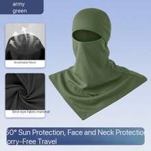 Masker Balaclava Pelindung Matahari, Masker Wajah Motor Bernapas Cocok untuk Pria dan Wanita, Memancing, Aktivitas Luar Ruangan, Penutup Kepala Sutra Es yang Dapat Diatur, Masker Pelindung Musim Panas - Berbagai gaya - View 21