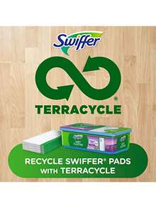 Sweeper Wet Mopping Pad Refills for Floor Mop with Febreze Lavender Vanilla and Comfort Scent 24 Count - Blanco - Ver 6