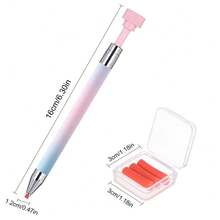 Rhinestone Picker Tool, Refillable Wax Pen With 3 Additional Wax Refills, Rhinestone Pickup Tool For Nail And Diamond Paint Art - Multicolor - View 9