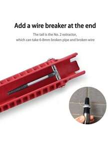 Multi-Functional Sink Faucet Installation And Repair Wrenches, 8 In 1 / 14 In 1, Designed For Non-Slip Use In Bathrooms And Kitchens, Essential Plumbing Tools - A - View 10