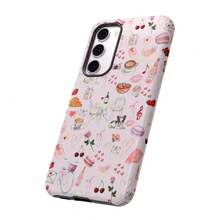 Expédition 24h depuis DE Apple 17 16 15Pro Max Plus Coque de téléphone style fille française : Rose Coquette, Couverture résistante 23 24 25 26 - 1 image couleur - Voir 2