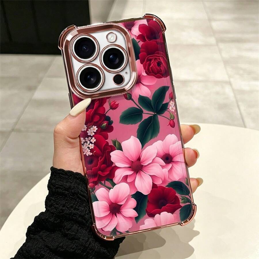 Floral Cell Phone Case: Modern Design With Full Drop And Scratch Protection, Suitable For Multiple Mobile Models Such As The Galaxy A Series Up To The 17 Pro Max Including Mini, Plus, Pro, Pro Max And 16e, Galaxy A And S Series With A03, A04, A04e, A05, A06, A12, A15, A22, A32, A34, A35, A54, A55, S23, S24 Ultra, Moto G52, G54, G84, Poco C40, C65, M5s, M6 Pro 4G, X5, X6, X6 Pro And 9A, A3, Note 11 4G. Comfortable And Durable Case Ideal For Everyday Personal Use. - 關於 - 查看 1
