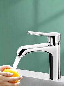 1 Piece Faucet Delivers Soft Splash-Proof Water Flow. It Features Easy Single-Handle Temperature Control, Clear Hot And Cold Marks, Integrated Corrosion-Resistant Structure, And Fits Various Basins. - Multiple Specifications - View 3