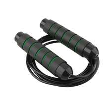 Cuerda para saltar de 3 metros ajustable Ideal para crossfit y boxeo - Verde militar - Ver 3