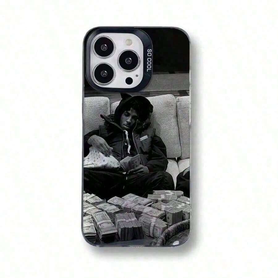 1 funda de teléfono de moda no incluye cordón ni soporte. 1 funda de teléfono Youngboy Never Broke Again, estilo, ropa urbana, cubierta plateada IMD compatible con 17 Pro 17 Pro 16 15 14 Plus 13 12 11. - 1 - Ver 1
