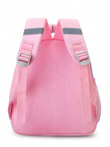Cute Cartoon Style Mini Backpack, Cute Unicorn Design School Bag, Rainbow Color School Bag, Kawaii Cartoon School Bag, Girls Shoulder Bag, School Bag - Multicolor - View 5