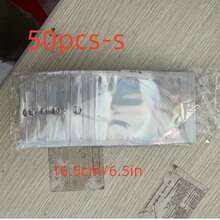 100/50/30/10pcs Cute Colorful Plastic Resealable Foil Bags, Holographic Bags, Reusable Jewelry Retail Bags, Suitable For Food Storage, Jewelry, Small Businesses, Gift Packaging, Christmas - Multicolor - View 14