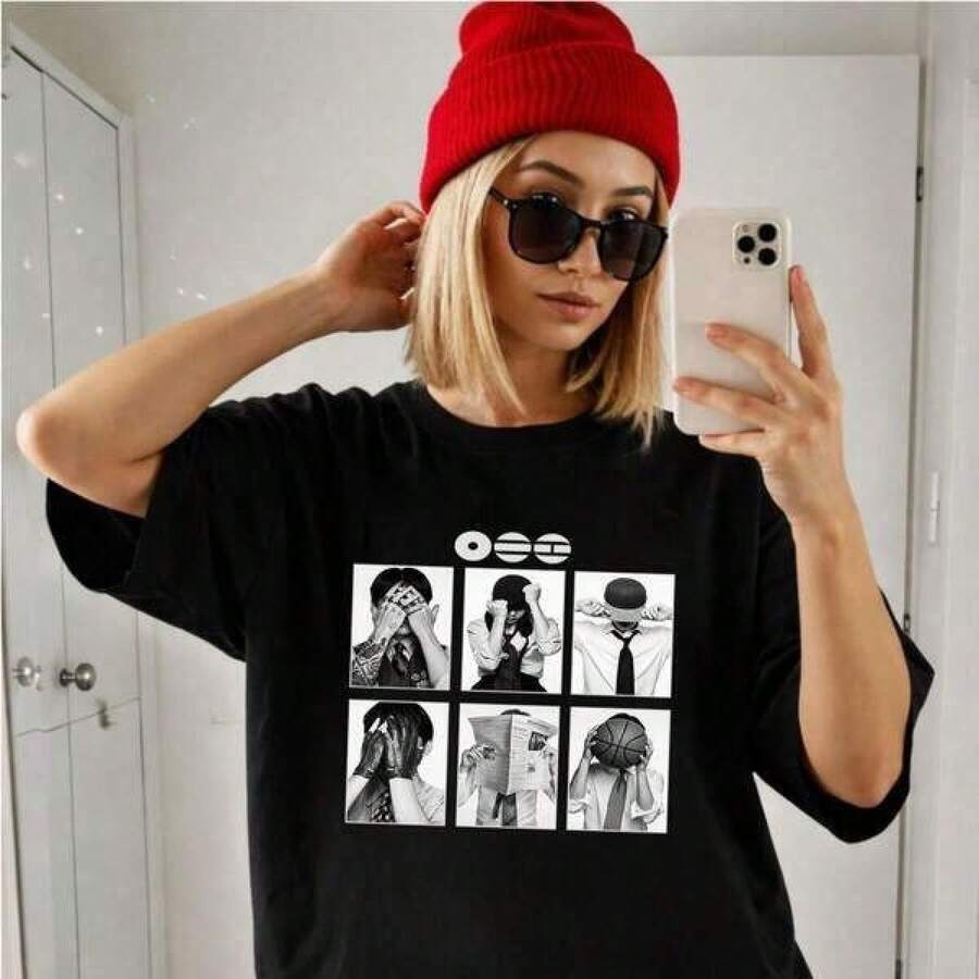 Women T-Shirts - Black - View 1