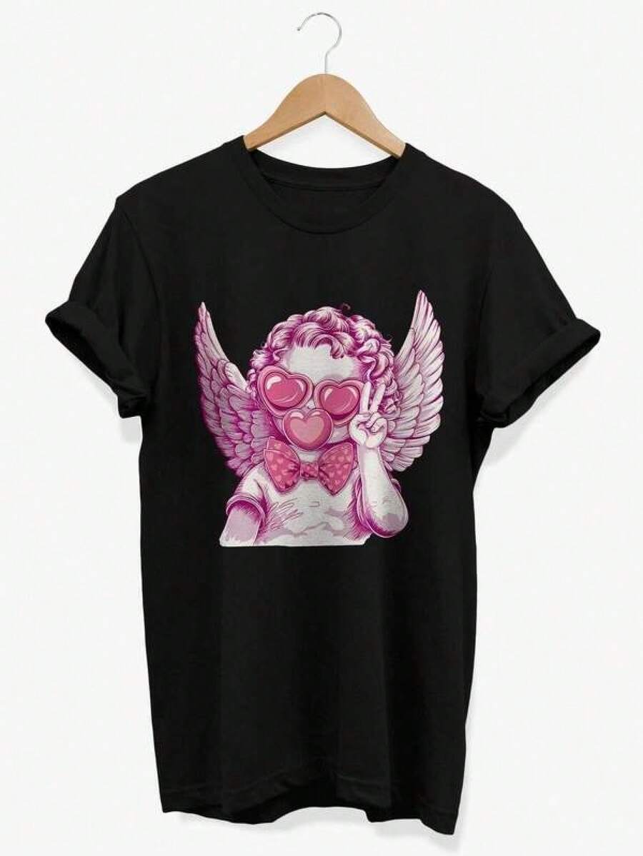 Women T-Shirts - Black - View 1