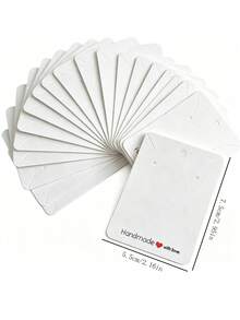 10/20/40/60/80/100pcs Assorted Jewelry Display Cards For Earrings, Necklaces - White - View 5