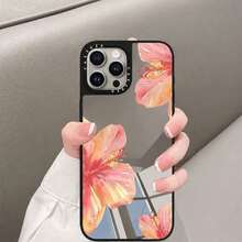 花卉蘋果 16 Pro Max 手機殼 鏡面充電 14 Pro 鏡頭保護套 16 小眾 13 軟矽膠 15 Plus 透明極簡 X 高端防摔 - 彩色 - 查看 3