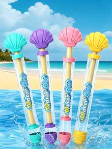 1pc Shell Fireworks Water Gun, Kids Toy Water Gun, Pool Toy, Water Toy, Children Toy, Garden Toy, Beach Toy, Outdoor Swimming Pool Toy - Multicolor - View 5
