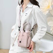 Borsa da donna di alta qualità - design moderno per i giorni d'autunno - nero - Visualizzare 12