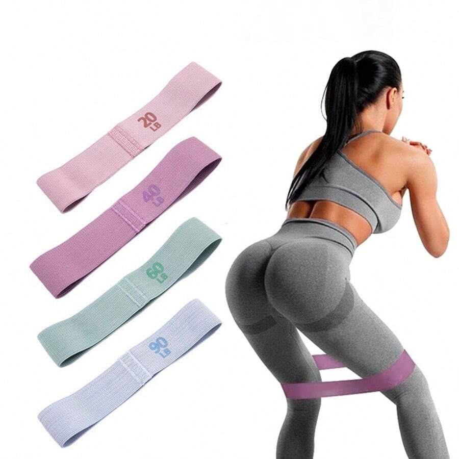 Hip Yoga Resistance Band, Suitable For Women's Fitness And Men's Strength Training, Stretching Resistance Band, For Butt Lifting - Multicolor - View 1