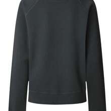 Sweat-shirt Pepe Jeans Lupita pour Femme en Noir : Combinaison de confort et de style urbain dans un vêtement polyvalent pour le quotidien. Fabriqué en tissu doux, il présente un design minimaliste avec le logo Pepe Jeans London imprimé sur le devant. Coupe confortable, col rond et finitions côtelées aux poignets et à la taille pour un ajustement parfait et un confort accru. Idéal pour des looks décontractés avec une touche contemporaine. - Noir - Voir 2