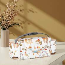 Essential Waterproof Storage Bag For Mom's Diapers, Children's Car Bag, Large Capacity Stroller Accessory, Easy To Clean, For Outdoor Travel. - Halloween - View 4
