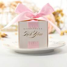 50pcs Square Blank Gift Boxes, White Boxes, Holiday Supplies - View 11